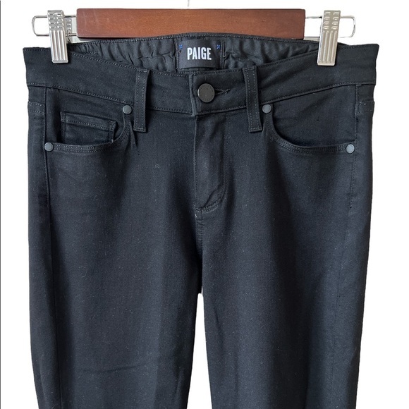 PAIGE Transcend Wyatt Ankle Lace-Up Midrise Skinny Jeans - Picture 4 of 11